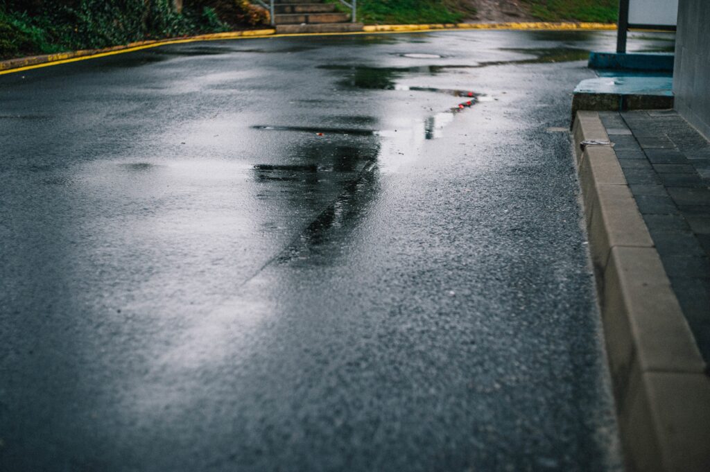 PKS Paving Wet Road