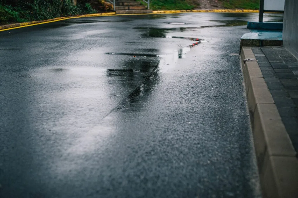PKS Paving Wet Road