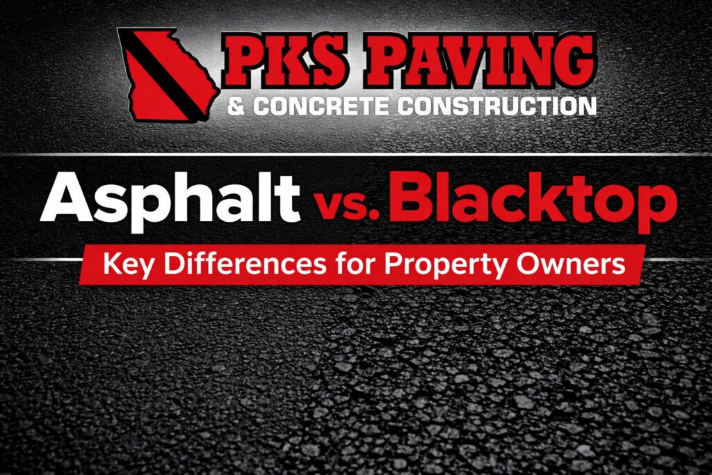 Asphalt vs Blacktop