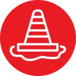 traffic cone icon