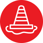 traffic cone icon