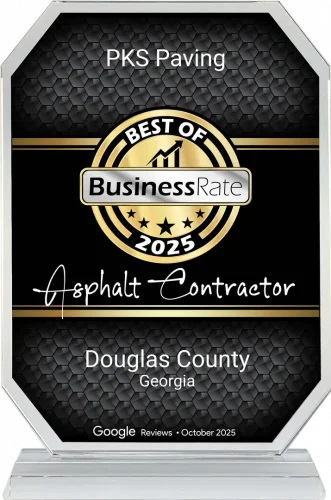 Winner of Best of Business Rate 2025 Asphalt Contractor in Douglas County Georgia