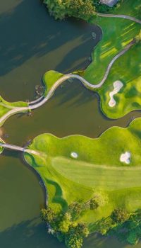 pa-golf-1 aerial view of a golf course