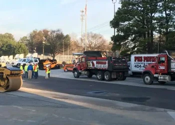 Parking lot paving in Atlanta
