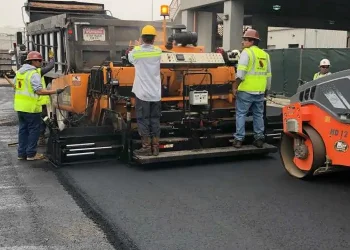 PKS team installing concrete
